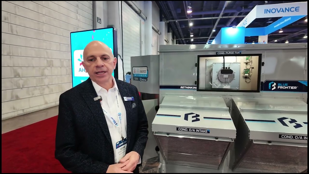 Blue Frontier Wins AHR Expo Product of the Year: Future of Energy-Efficient Air Conditioning