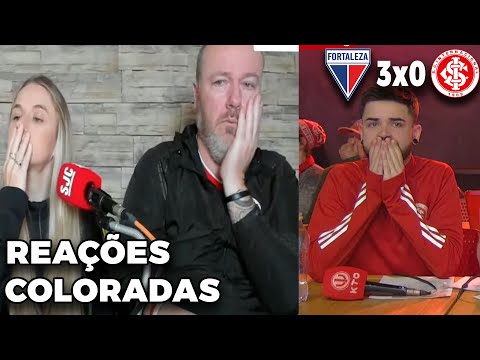 REAÇÕES COLORADAS!! - FORTALEZA 3X0 INTERNACIONAL