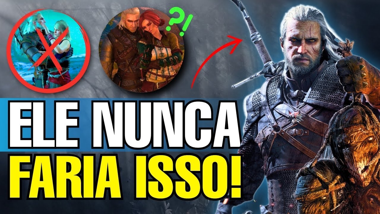 Escolhas em The Witcher 3 que o Geralt Nunca Faria!