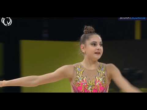 Elsa Somville (FRA) Junior Ribbon QF European RGCH Kyiv2020