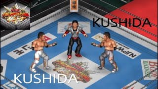 【プロレス】KUSHIDA VS KUSHIDA！「ファイヤープロレスリング ワールド(PS4版)」【兄妹ゲーム.ポチガト】