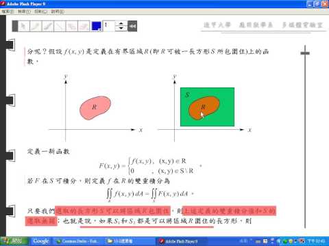 10 2 1 雙變數函數在非矩形區域雙重積分之定義 數學 均一教育平台