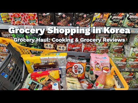 Shopping in Korea vlog | Grocery Food haul with Prices | Grocery Shopping in Korea