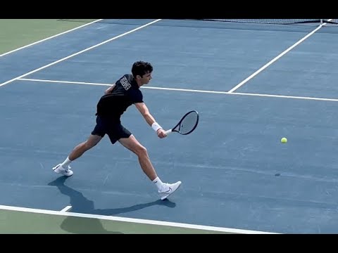 Purdue vs Penn State Tennis Number Ones [Court Level 4k]