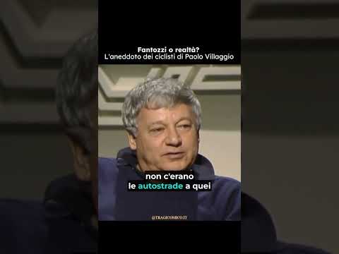 Fantozzi o realtà? L'aneddoto dei ciclisti di Paolo Villaggio