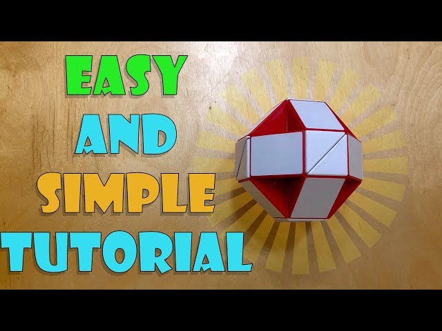Vídeo relacionado con ROXENDA Magic Snake con 24 Segmentos, 3D Magic Snake Cube - Puzzle Games IQ Toy para Niños y Adultos - 1 Paquete (Rojo, 24 Segmentos)