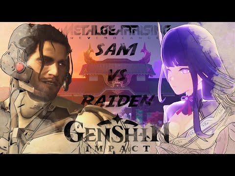 Sam Goes to Genshin Impact to Destroy Raiden Shogun (Metal Gear Rising There Will Be Bloodshed meme)