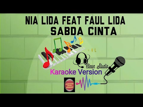 #KARAOKE Sabda Cinta Versi Nia Lida Feat Faul Lida | Karaoke Unik