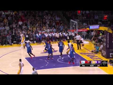 Jeremy Lin's 29 Points Highlights   Sixers vs Lakers   March 22, 2015   NBA 2014 15 Season
