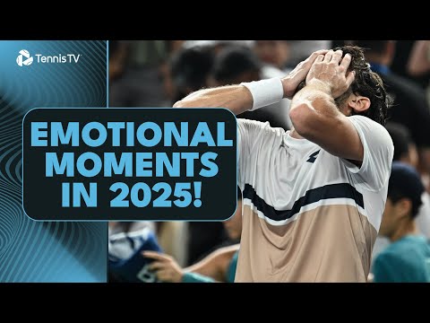 Emotional Moments During The 2025 ATP Tennis Season 🥹