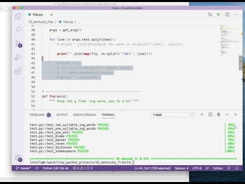 Tiny Python Projects Ch 15 Pt 8 Solution