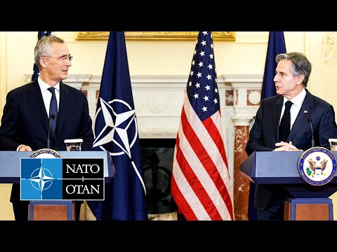 NATO Secretary General with 🇺🇸 US Secretary of State Antony J. Blinken, 08 FEB 2023