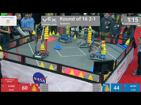 2018 VRC Sci R16 2-1 - 6106B 574C vs 4478V 114T - 145 to 110