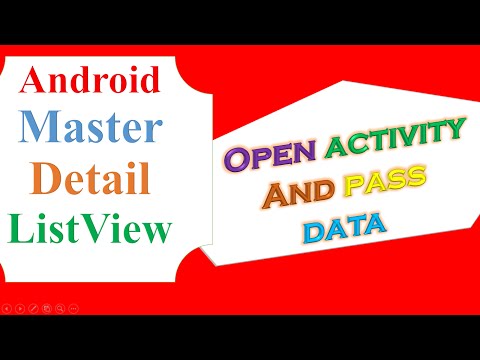 Android Custom ListView - Master-Detail View[Open Activity]