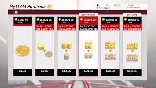 NBA2K18 VC Prices (Virtual Currency)