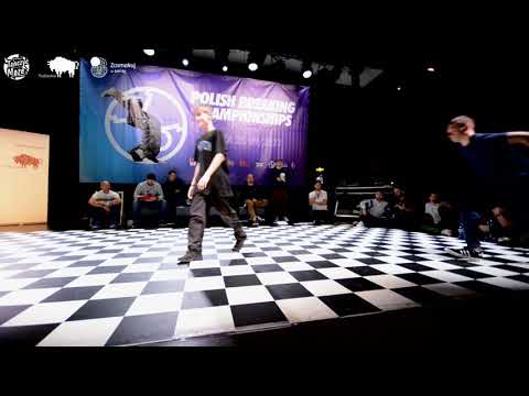 Mistrzostwa Polski Breaking 2021  / Top 8 Bboys 12 - 16 lat / Littleman vs Andrew