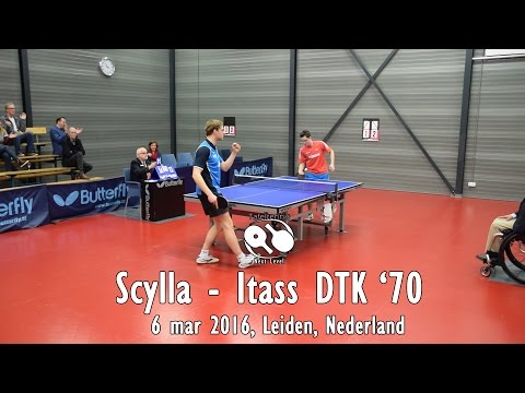 Tafeltennis Eredivisie Scylla -  de Treffers