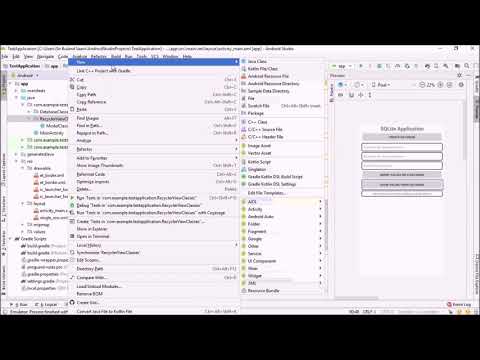 4 - RecyclerView For SQLite Database | SQLite in Android Studio Tutorials For Beginners 2019