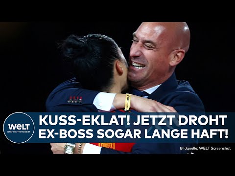 SPANIEN: Kuss-Skandal bei der Frauen-WM! Diese Strafe droht Ex-Verbandsboss Luis Rubiales!