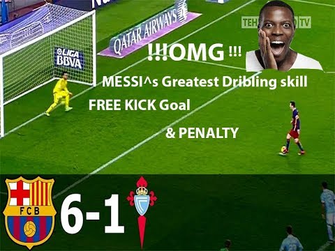 FC Barcelona vs Celta Vigo 6-1 All Goals, Highlights React with English Commentary