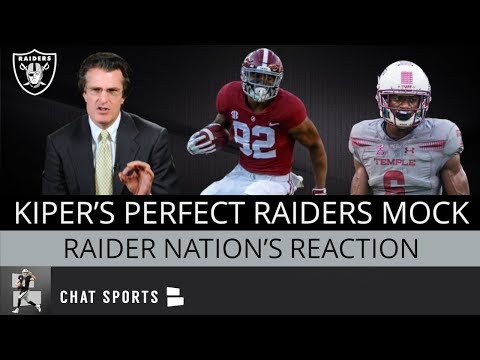 Perfect Oakland Raiders 2019 Mock Draft According To Mel Kiper Jr - How Did Raider Nation React?