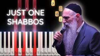 רק מדריך פסנתר קל אחד של שבת מאת מרדכי בן דוד