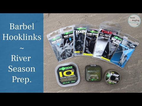 Barbel Hooklinks Explained - How To Tie Them - River Season Prep. (Video 239)