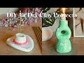 Pott'd Air Dry Clay Projects | DIY Barbie Inspired Clay Cowgirl Hat Incense Holder & Candle Holder