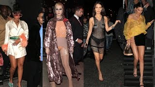 Rihanna, Zendaya, Bella Hadid &amp; MORE Celebs STUN In Met Gala After-Party Looks