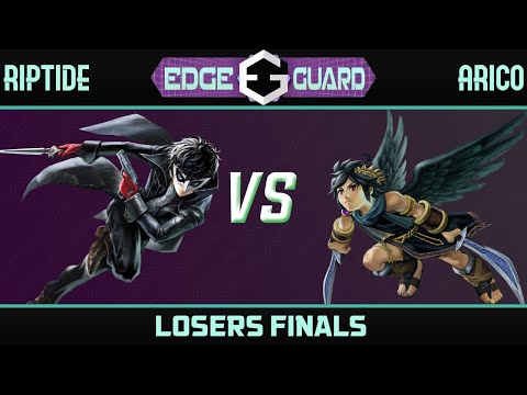 Riptide (Joker) vs EGL | arico (Dark Pit, Mii Brawler) - Edge Guard 45 Losers Finals