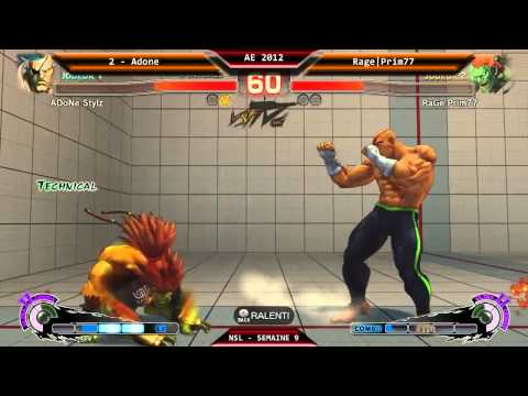 Adone x Rage|Prim77 - NSL R09 - SSF4 AE 2012