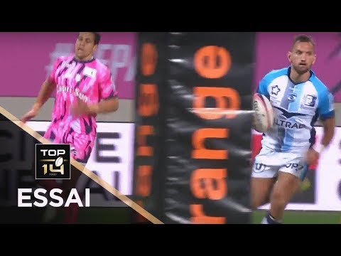 TOP 14 - Essai Aaron CRUDEN (MHR) - Paris - Montpellier - J8 - Saison 2018/2019