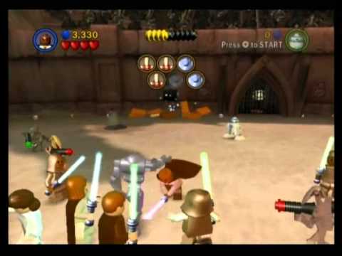 LEGO Star Wars: The Complete Saga Walkthrough: Part 10 - Attack of the Clones: Jedi Battle