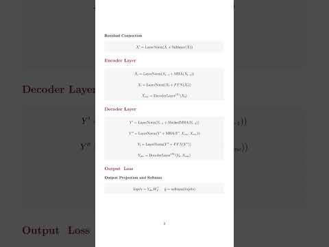 Transformer Cheatsheet | Ultimate Guide for Quick Revision | NLP & AI Mastery