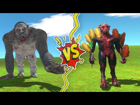 ARBS Kozarog The Demon VS Goro The Giant | Animal Revolt BAttle Simulator