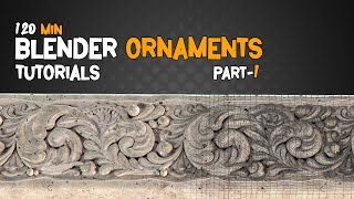Blender Ornaments Modeling Part-01