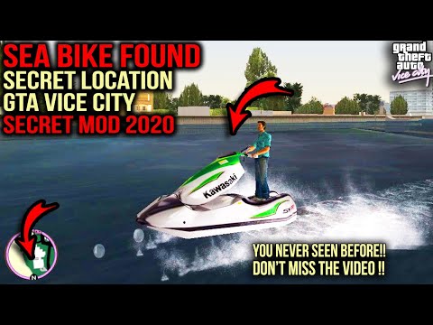 Gta Vice City Sea Bike Secret  location | Gta Vice City 2020 Funny| GamingXpro