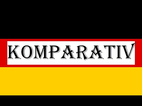 Invata Germana | COMPARATIV | Gramatica limbii germane