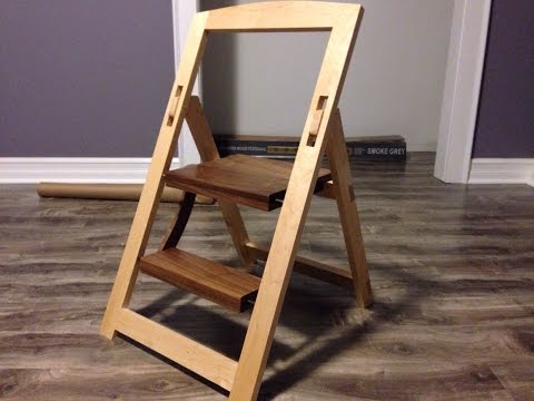 Part of a video titled Folding Step Stool! - YouTube