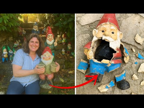 [Full Story]Oregon Woman Discovers $300,000 Hidden Inside Grandfather’s Garden Gnomes