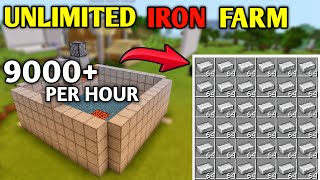 How to make Unlimited Iron Farm with command block