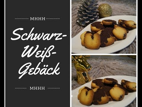 Schwarz-Weiß-Gebäck/Plätzchen/DAS KANN JEDER/ Für Anfänger