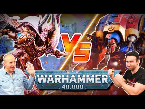 Warhammer 40.000 - Imperial knights VS Emperor's Children