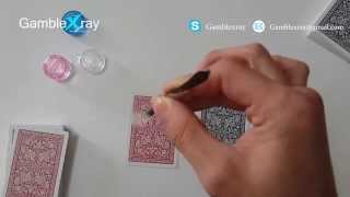 X ray contact lenses to see through regular playing cards