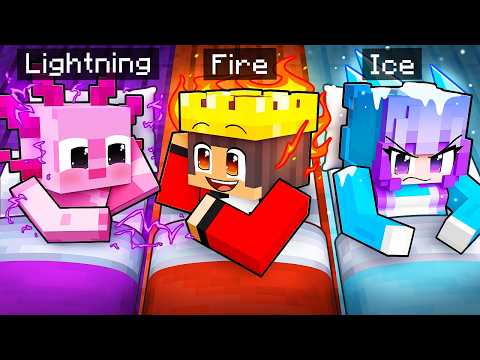 Having a ELEMENTAL SLEEP OVER in Minecraft!