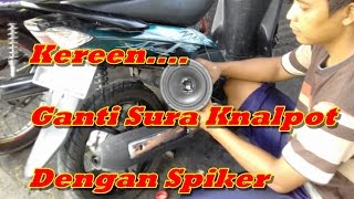 Download lagu Kereen...Ganti Suara Knapot Dengan Spiker jadi motor F1 mp3