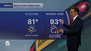 WPTV First Alert Weather Forecast for morning of Tuesday, Aug. 25, 2026