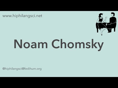 Noam Chomsky on the beginnings of generative grammar (Interview)