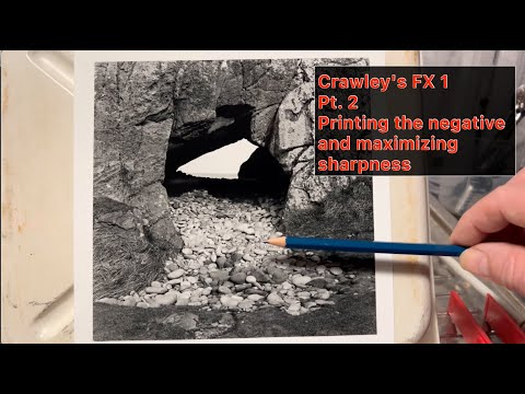 FX 1 Pt2 - Maximizing Print Sharpness and Detail with Split Grade Printing