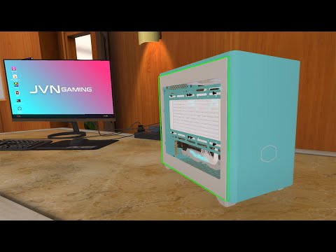 Building A Mini-ITX Gaming PC In The Cooler Master NR200P - PC Building Simulator